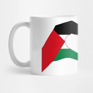 We Heart Palestine Patriot Flag Series Mug